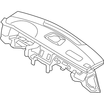 Hyundai 84710-3N500-HZ Crash Pad Assembly-Main