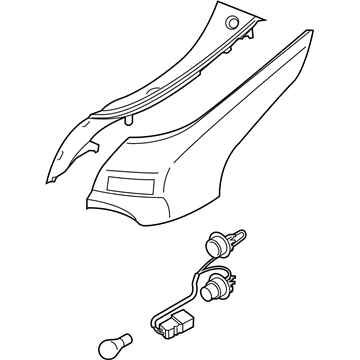 Hyundai 92402-J3110 Lamp Assembly-Rear Combination Outside,RH