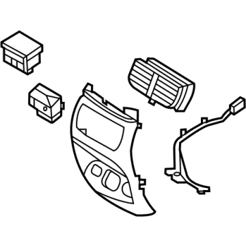 Hyundai 84640-S1AD0-SST Cover Assembly-Console RR