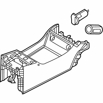 Hyundai Santa Fe Hybrid Center Console Base - 84610-S1AA0-NNB