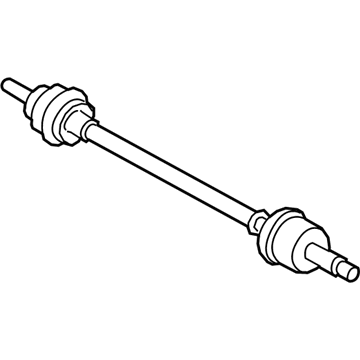 Hyundai 49600-G9500 Shaft Assembly-Drive Rear,LH