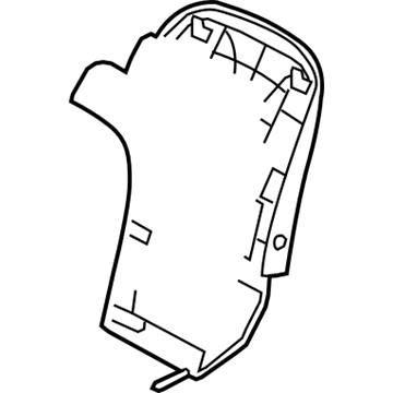 Hyundai 88393-3J200-R7C Cover Assembly-Front Back(Driver)