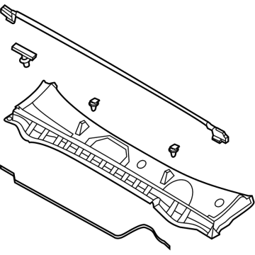 Hyundai 86150-L0000 Cover Assembly-Cowl Top