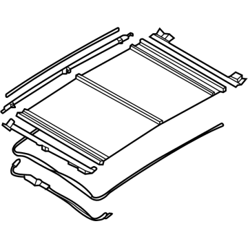 Hyundai 81610-GI000 FRAME ASSY-SUNROOF