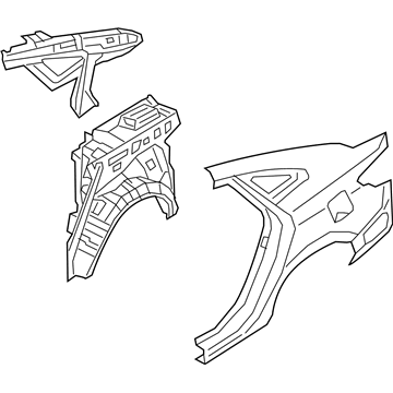 Hyundai 70200-3VA52 Panel Assembly-Quarter RH