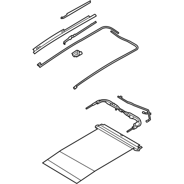 Hyundai 81650-N9000-NNB MECHANISM ASSY-PANORAMAROOF