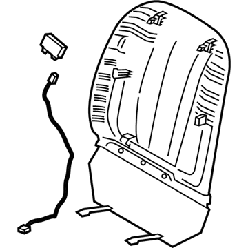 Hyundai 88491-S8510-WDN Map Board Assembly-FRT Seat Back,R