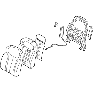 Hyundai 88400-S8680-UBM BACK ASSY-FR SEAT,RH