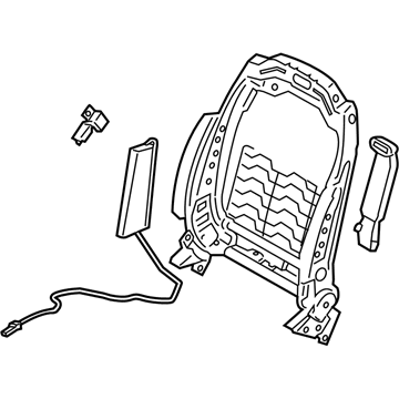 Hyundai 88410-S8520 Frame Assembly-FR Seat Back RH