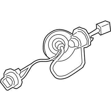 Hyundai 92491-F2510 Rear Combination Outside Holder & Wiring