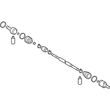 Hyundai Axle Shaft - 49500-2H112