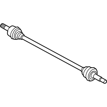 Hyundai Santa Fe Hybrid Axle Shaft - 49600-R5000