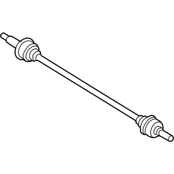 Hyundai 49601-R5000 Shaft Assembly-Drive RR,RH