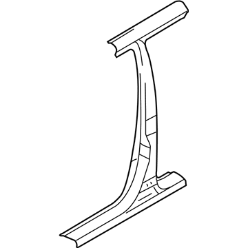 Hyundai 71402-2EB00 Pillar Assembly-Center Outer,RH