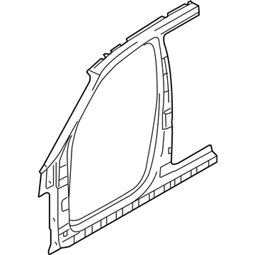 Hyundai 71202-2E011 Pillar Assembly-Front Inner,RH