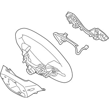 Hyundai 56100-J0530-TRY Steering Wheel Assembly
