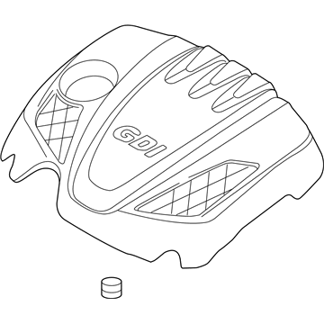 Hyundai Tucson Engine Cover - 29240-2G700