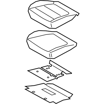 Hyundai 88100-J9130-SVE Cushion Assembly-FR Seat,LH