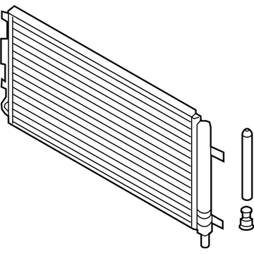 Hyundai A/C Condenser - 97606-K9000