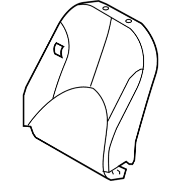 Hyundai 88460-1R370-N2S Front Passenger Side Seat Back Covering