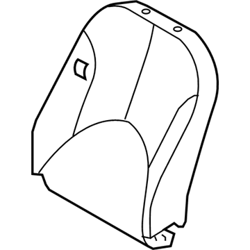 Hyundai 88460-1R370-N2F Front Passenger Side Seat Back Covering