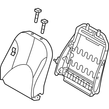 Hyundai 88400-1R390-SDV Back Assembly-Front Seat Passenger