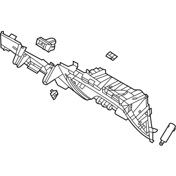 Hyundai 84760-CW100-NNB Panel-Crash Main Center