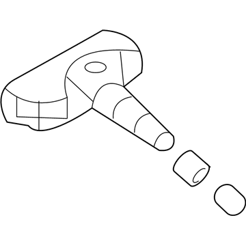 2008 Hyundai Tiburon TPMS Sensor - 52933-3E000