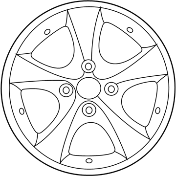 Hyundai 52910-1R205 Aluminium Wheel Assembly