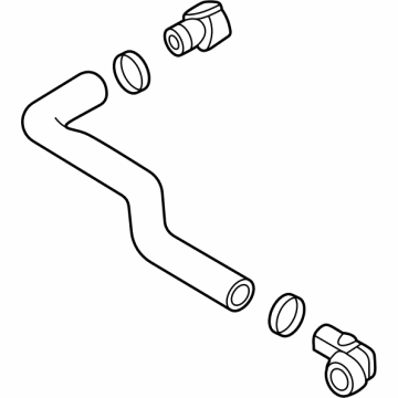 Hyundai Genesis G80 Radiator Hose - 25414-T1100