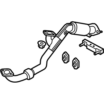 Hyundai 28610-1U100 Front Exhaust Pipe