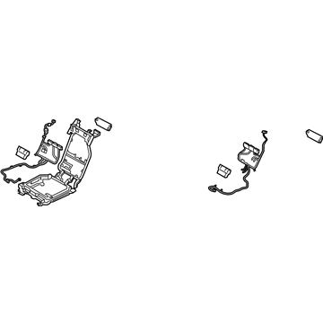 Hyundai 89600-D2FC3-NNB Track Assembly-Rear Seat RH