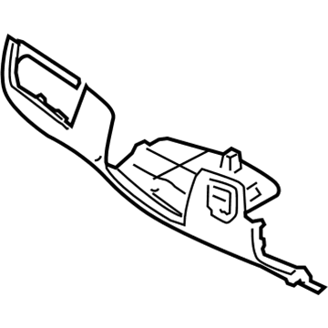 Hyundai 84750-0A500-HZ Panel Assembly-Crash Pad Lower,LH