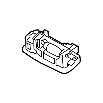 Hyundai 92890-L1000-MMH Vanity Lamp Assembly,Left