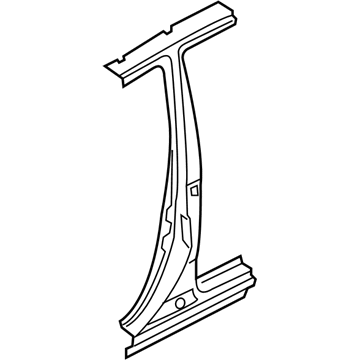 Hyundai 71402-1EB10 Pillar Assembly-Center Outer,RH