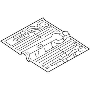 2011 Hyundai Accent Floor Pan - 65111-1G300