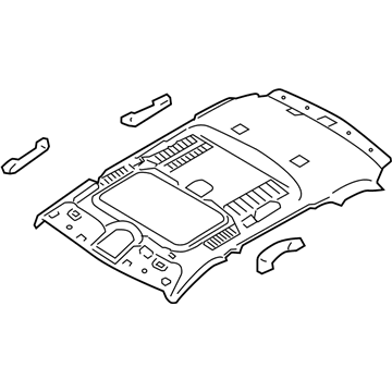 Hyundai 85401-0W010-J4 Headlining Assembly