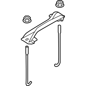 Hyundai 37160-4D100 Bracket-Battery Mounting