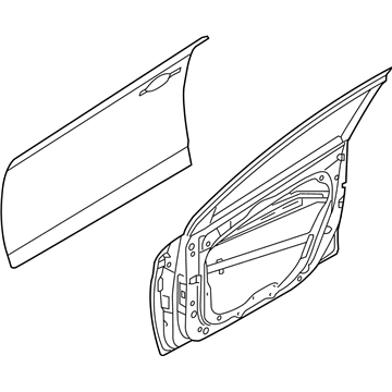 Hyundai 76003-G2010 Panel Assembly-Front Door,LH