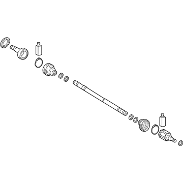 2022 Hyundai Kona Axle Shaft - 49600-J9000