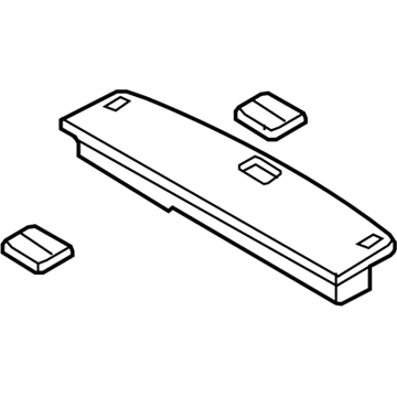 Hyundai 85710-2B200-J4 Trim Assembly-Luggage Rear