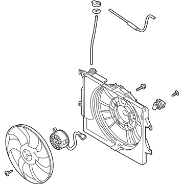 2021 Hyundai Venue Fan Motor - 25380-K2000