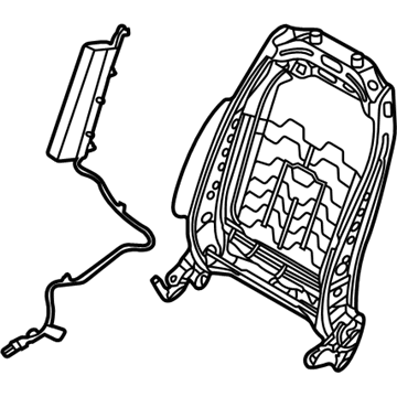 Hyundai 88410-K9110 Frame Assembly-FR Seat Back RH