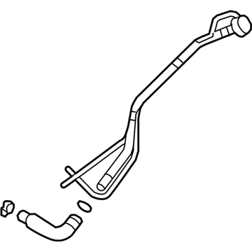 Hyundai 31030-0W050 Filler Neck & Hose Assembly