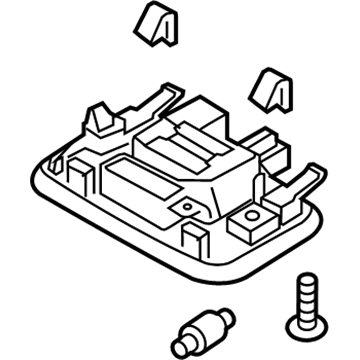 Hyundai 92850-G2000-YGE Room Lamp Assembly