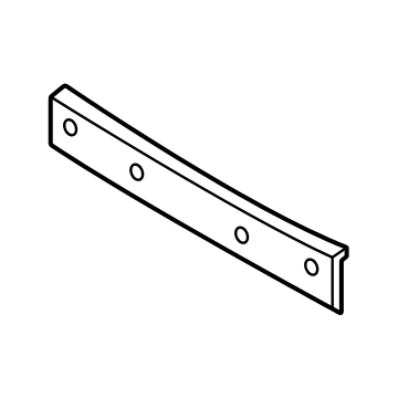 Hyundai 86529-K2000 Front Bumper License Plate Moulding