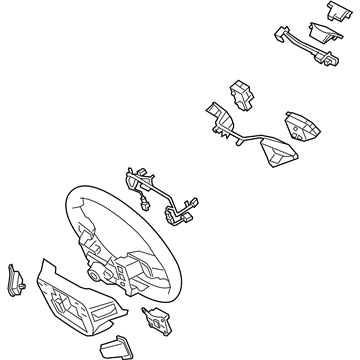 Hyundai 56100-G9330-NNB Steering Wheel Assembly