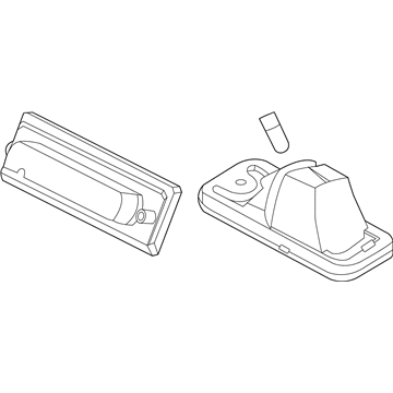 Hyundai 92501-S8010 Lamp Assembly-License Plate