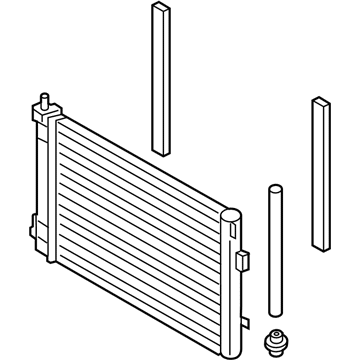 Hyundai Elantra GT A/C Condenser - 97606-A5000