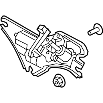 2022 Hyundai Tucson Wiper Motor - 98700-R5000